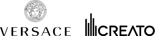 Logotipos Versace e Creato